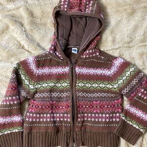 GAP 3T crochet sweater jacket